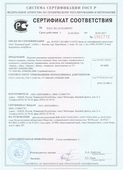 15.02.2025 Химки - Изделия санитарные керамические